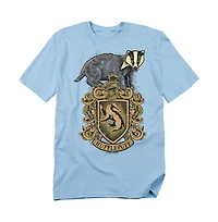 Harry Potter Men's Vintage Hufflepuff Shield Crest T Shirt