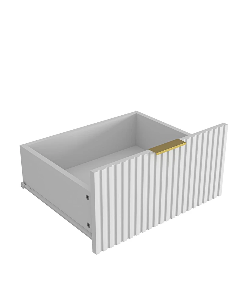 Streamdale Furniture White 9-Drawer Dresser, 63" Large Chest of Drawers, Wooden Storage Cabinet