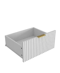 Streamdale Furniture White 9-Drawer Dresser, 63" Large Chest of Drawers, Wooden Storage Cabinet