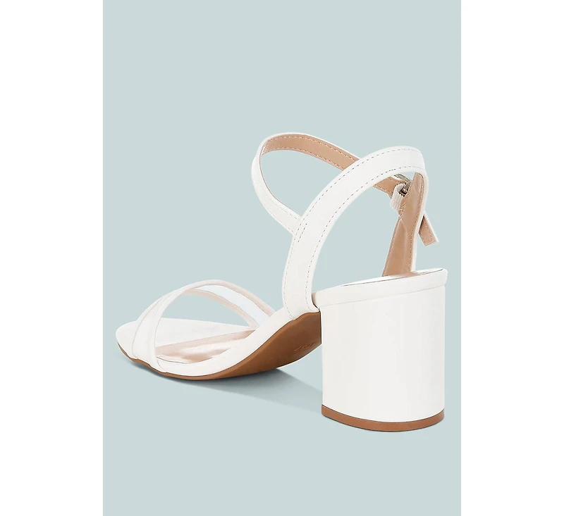 Orpina Mesh Pin Buckle Block Heels