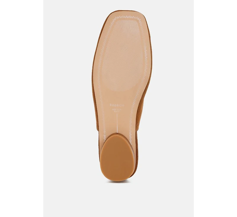 Bounzi Soft Suede Leather Slingback Sandals