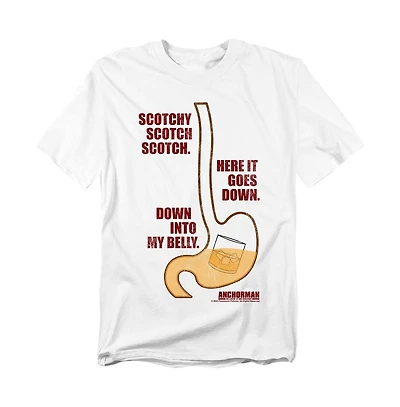 Anchorman Men's The Legend Of Ron Burgundy Scotchy T Shirt