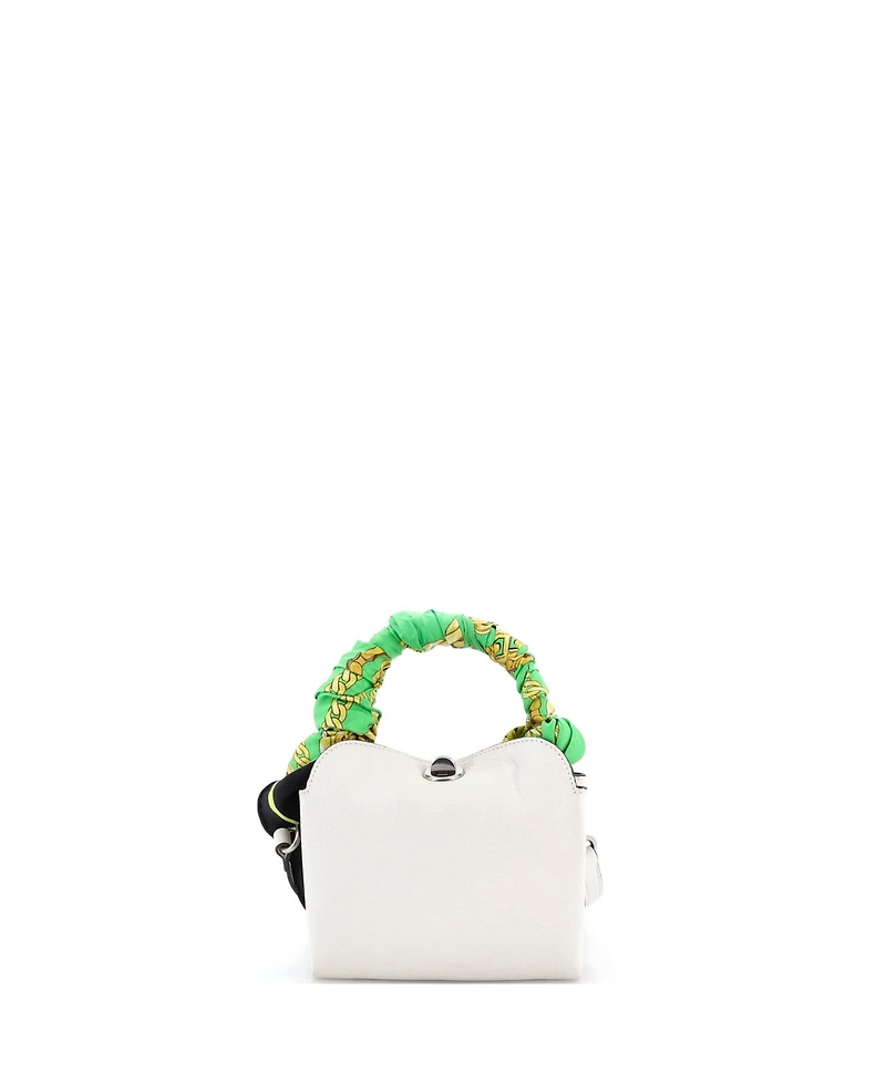 Pre-Owned Balenciaga Xs Flap Scarf Top Handle Bag Leather