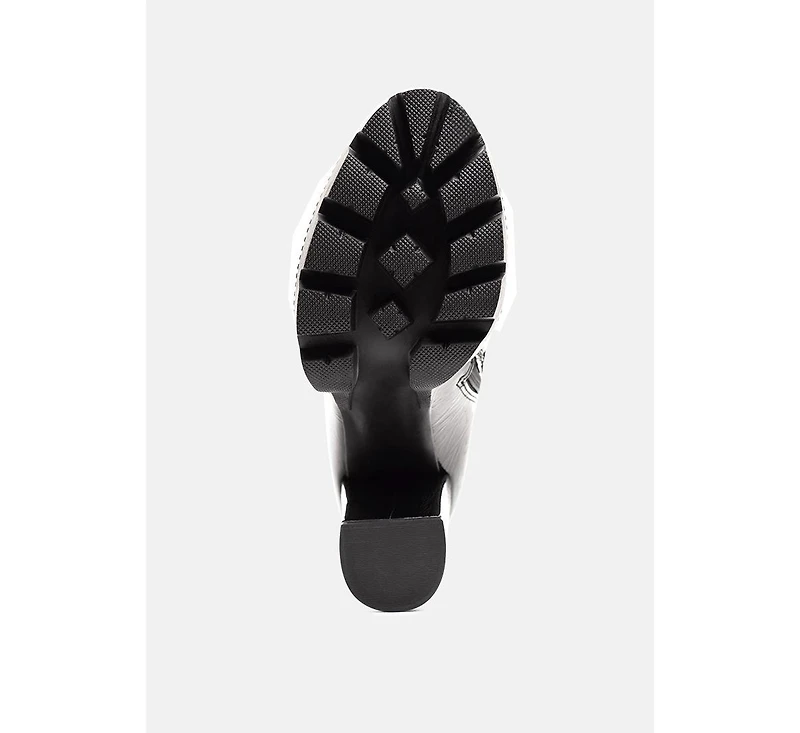 Ouzaki High Block Heeled Boots