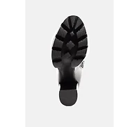 Ouzaki High Block Heeled Boots