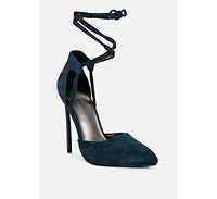 Rule-breaker Womens Lace Up Stiletto Sandals