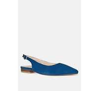 Hocane Real Suede Leather Slingback Sandals