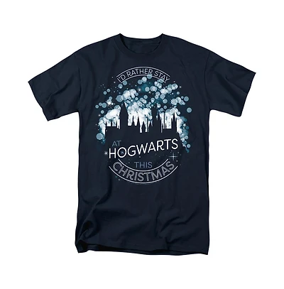 Harry Potter Men's Hogwarts For Christmas T Shirt