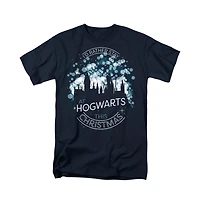 Harry Potter Men's Hogwarts For Christmas T Shirt