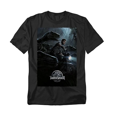 Jurassic Park Big & Tall World Poster T Shirt