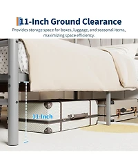 gaomon Twin Metal Bed Frame, Frames for Girls