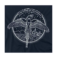 Harry Potter Men's The Order Of Phoenix Circle Line Art T Shirt