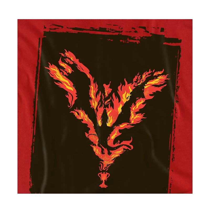 Harry Potter Men's Goblet Of Fire Dragon Flames T Shirt
