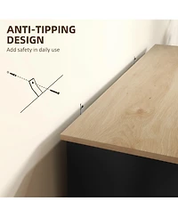 41" Sideboard Buffet Cabinet with Storage Drawer, Adjustable Shelf,