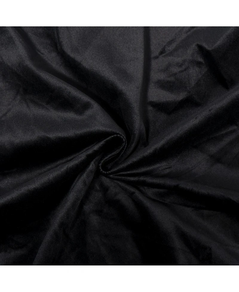 Streamdale Furniture Upholstered Platform Bed with Velvet Headboard