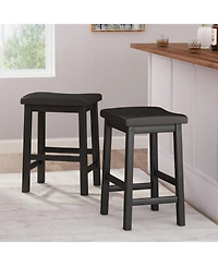 Streamdale Furniture Streamdale Saddle Counter Stool - Easy Assembly