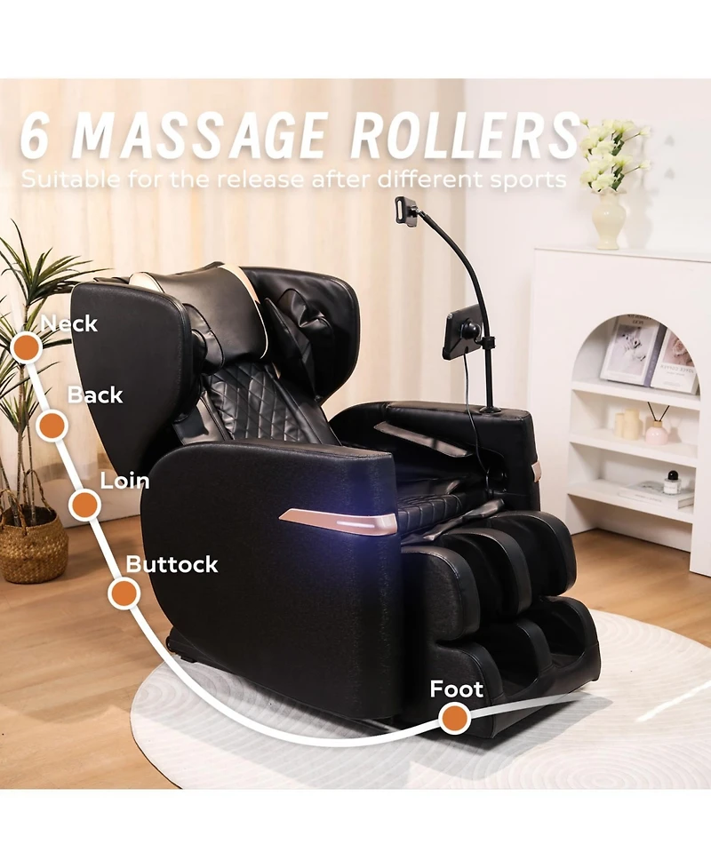 Streamdale Furniture Streamdale Massage Chair Recliner with Zero Gravity with Full Body Air Pressure