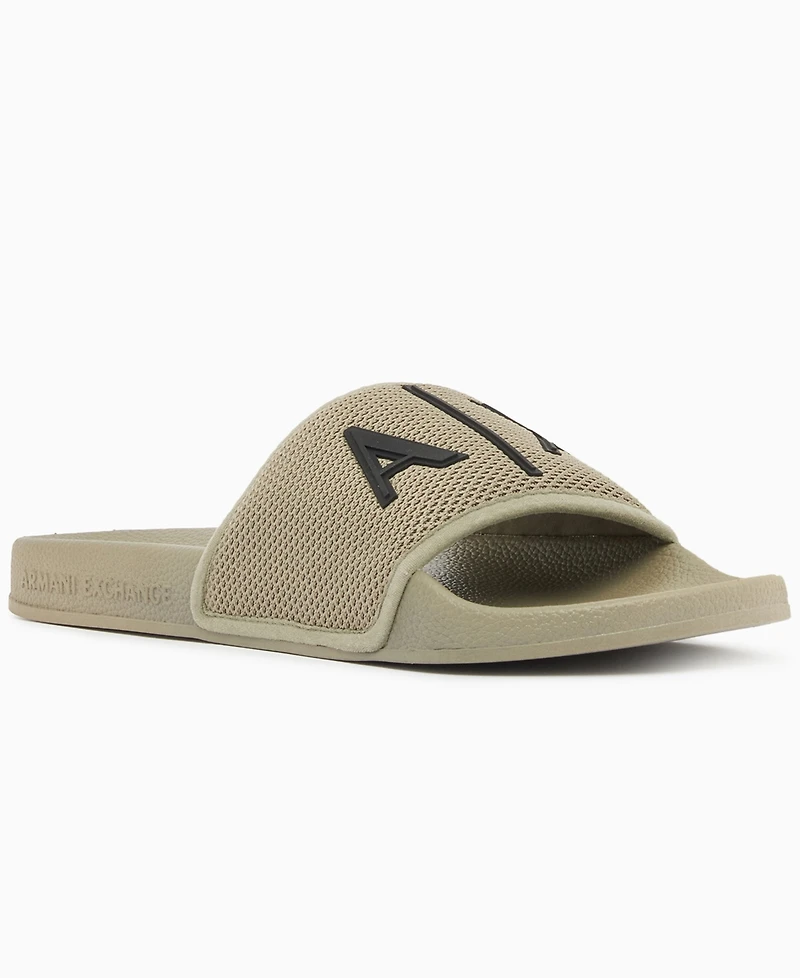 A|X Armani Exchange Men's Mykonos Slide Sandals