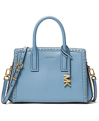 Michael Kors Laila Center Zip Small Satchel Bag