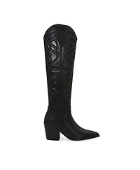 Berness Women's Anniston Embossed Western Knee-High Boots