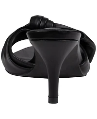 Gc Shoes Women's Carmen Bow-Detail Slip-On Heeled Sandals