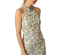 Adrianna Papell Women's Soutache Lace Ball Gown