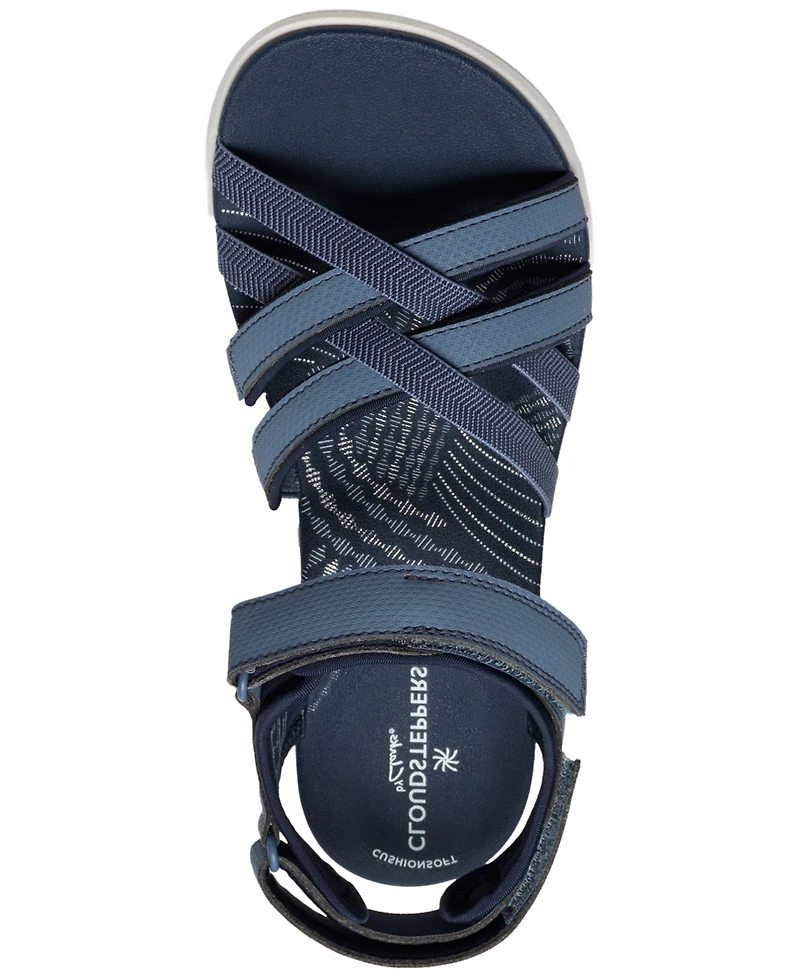 Clarks Women's Cloudsteppers Mira Shore Round Toe Sandals