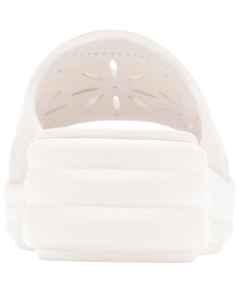 Clarks Women's Drift Floral Slip-On Wedge Sandals