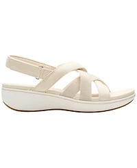 Clarks Women's BreezeRae Ana Open Toe Wedge Sandals