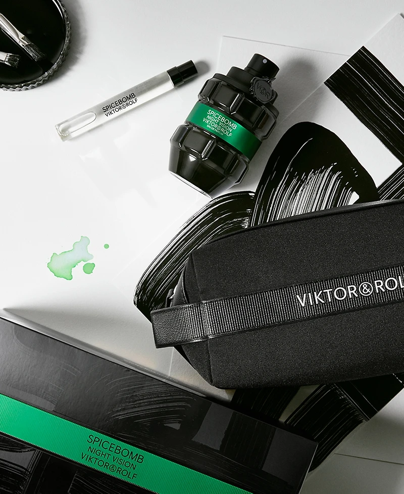 Viktor & Rolf Spicebomb Night Vision 3-Pc. Eau De Toilette Gift Set with Travel Spray and Designer Pouch