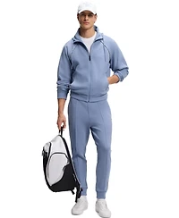 Boss by Hugo Men's Cotton-Blend Zip-Up Piping Detail Hoodie