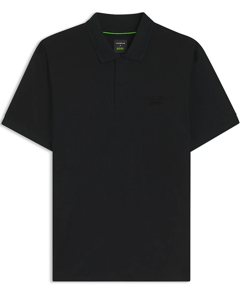 Boss x Porsche Men's Mercerized Cotton Polo Shirt