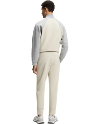 Boss by Hugo Men's Piped-Detail Cotton-Blend Tracksuit Bottom Pants