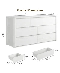gaomon 7-Drawer Dresser for Bedroom