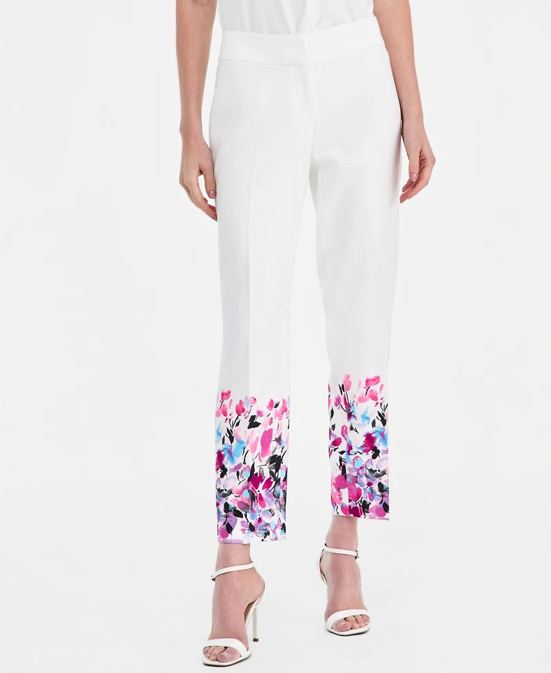 Kasper Women's Ava Straight Ankle Pants