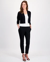 Kasper Women's Cropped Kissing Front Shrug