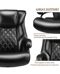 Streamdale Furniture 500lbs Big and Tall Office Chair for Heavy People Executive Computer Desk Chair