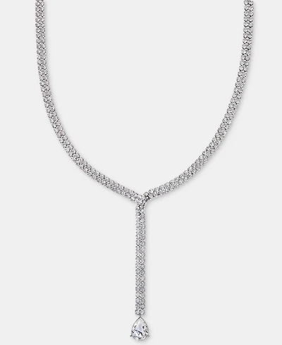 I.n.c. International Concepts Crystal Lariat Necklace, 16-1/2" + 3" extender, Macy's Exclusive