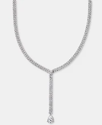 I.n.c. International Concepts Crystal Lariat Necklace, 16-1/2" + 3" extender, Macy's Exclusive