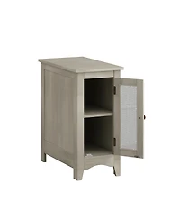 Streamdale Furniture Rectangle Narrow Accent Side Table, Gray Veneer