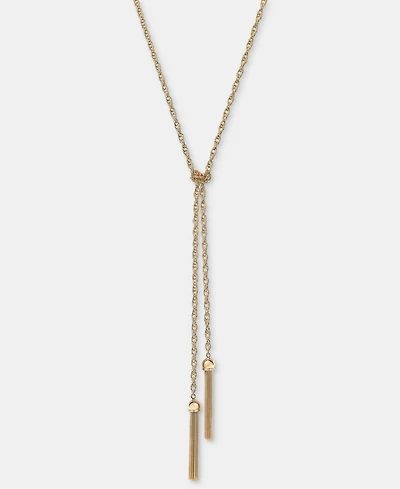 I.n.c. International Concepts Chain Tassel Lariat Necklace, 28" + 3" extender, Macy's Exclusive