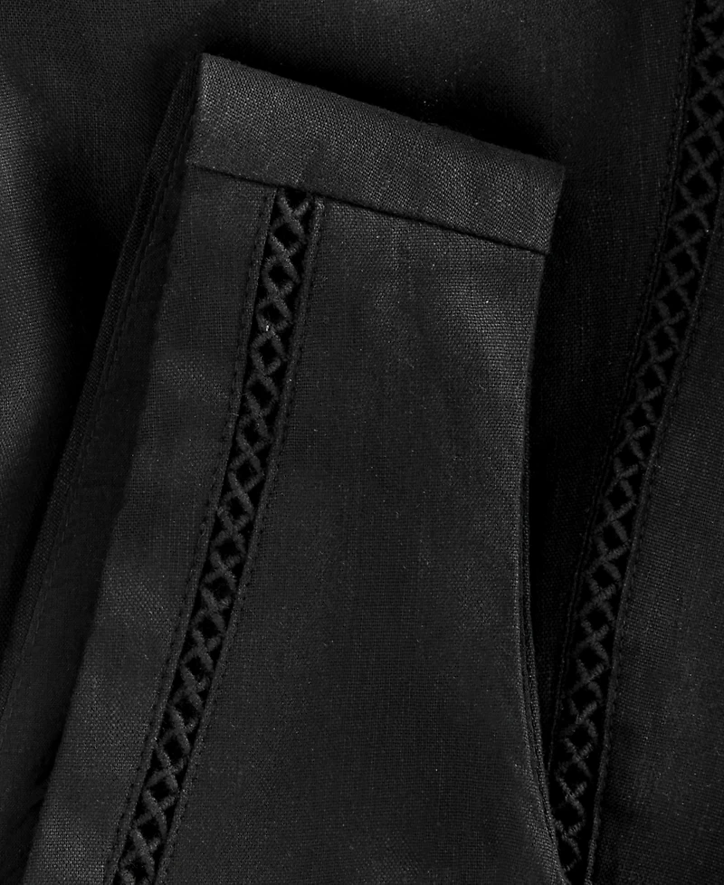 I.n.c. International Concepts Women's Sleeveless V-Neck Linen-Blend Midi Dress, Macy's Exclusive