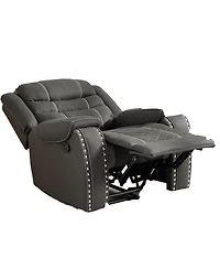 Streamdale Furniture 1 Seat Manual Recliner Chair, Tech Cloth Single Sofa for Living Room