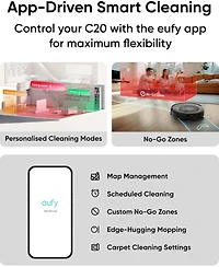 eufy Robot Vacuum Omni C20, Robot Vacuum and Mop Combo + Official RoboVac Hard Floor Cleaning Solutio