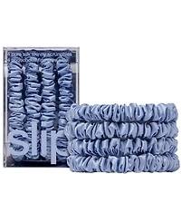Slip 4-Pc. Pure Silk Back-to-Basics Skinny Scrunchies Set