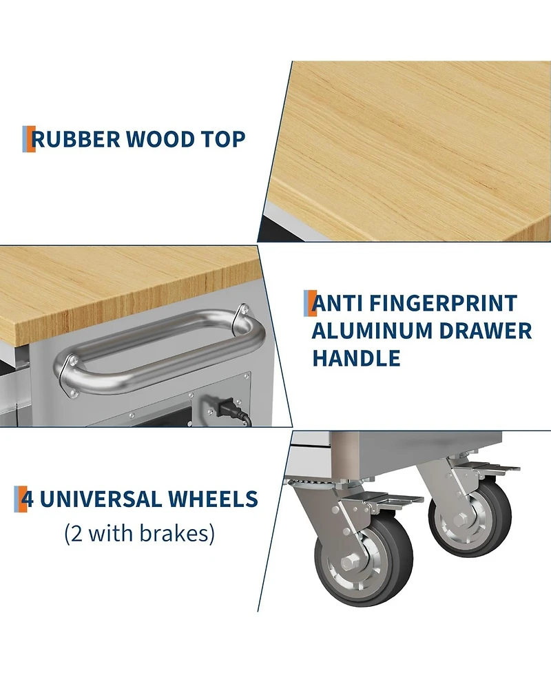 gaomon 72" Tool Chest Storage Cabinet