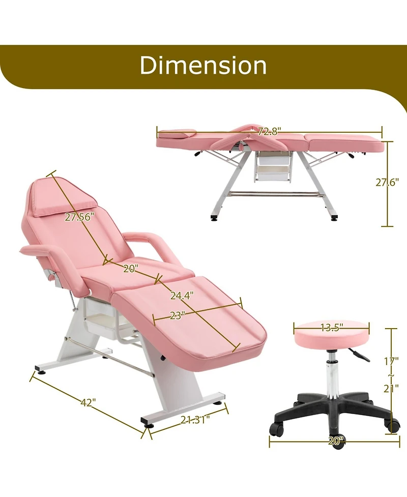 Streamdale Furniture Multifunctional Adjustable Massage Table