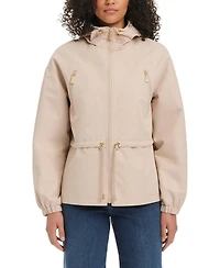 kate spade new york Women's Magic Print Cropped Anorak With Attached Hood