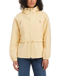 kate spade new york Women's Magic Print Cropped Anorak With Attached Hood