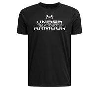 Under Armour Big Boys Tech Split Wordmark Graphic Short-Sleeve T-Shirt